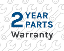 2 Year Parts Warranty